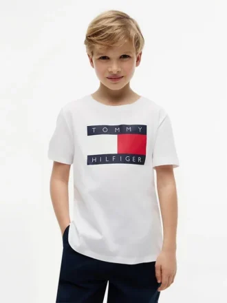 Tommy Flag Logo T-skjorte for barn