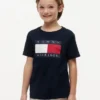 Tommy Flag Logo T-skjorte for barn
