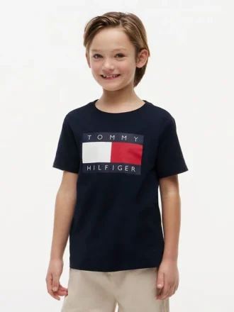 Tommy Flag Logo T-skjorte for barn