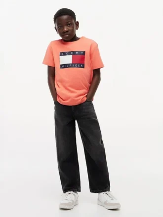 Tommy Flag Logo T-skjorte for barn