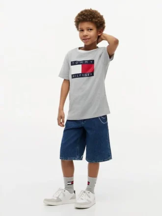 Tommy Flag Logo T-skjorte for barn