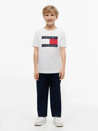 Tommy Flag Logo T-skjorte for barn