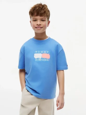 Tommy Graffiti Logo T-skjorte for barn
