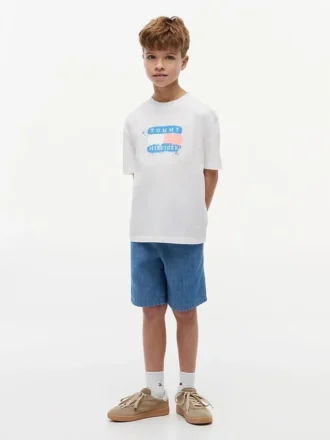 Tommy Graffiti Logo T-skjorte for barn