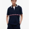 Tommy Jeans avslappet polo med kvart glidelås