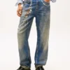 Tommy Jeans Chain-Print Relaxed Jeans Tommy Jeans Chain-Print Relaxed Jeans