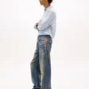 Tommy Jeans Chain-Print Relaxed Jeans Tommy Jeans Chain-Print Relaxed Jeans