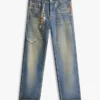 Tommy Jeans Chain-Print Relaxed Jeans Tommy Jeans Chain-Print Relaxed Jeans