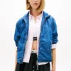 Tommy Jeans Chambray-jakke med glidelås