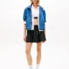 Tommy Jeans Chambray-jakke med glidelås