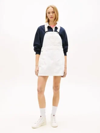 Tommy Jeans Denim Overall Mini Dress