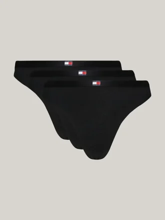 Tommy Jeans Flag Logo Thong 3-pak Tommy Jeans Flag Logo Thong 3-pak