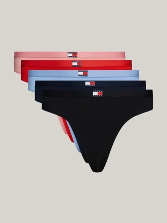 Tommy Jeans Flag Logo Thong 5-pakning Tommy Jeans Flag Logo Thong 5-pakning