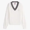 Tommy Jeans genser med avslappet passform og V-hals