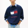 Tommy Jeans-genser med bølget flagglogo