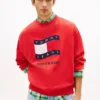 Tommy Jeans-genser med bølget flagglogo