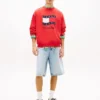 Tommy Jeans-genser med bølget flagglogo