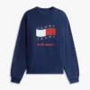 Tommy Jeans-genser med bølget flagglogo
