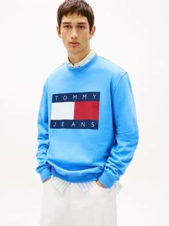 Tommy Jeans-genser med stort flagglogo