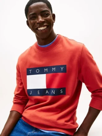 Tommy Jeans-genser med stort flagglogo