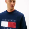 Tommy Jeans-genser med stort flagglogo