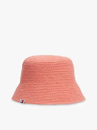 Tommy Jeans heklet bøttehatt