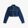 Tommy Jeans kort denimjakke med glidelås