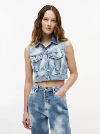 Tommy Jeans kort denimvest