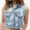 Tommy Jeans kort denimvest
