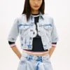Tommy Jeans kortærmet denimjakke