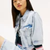 Tommy Jeans kortærmet denimjakke