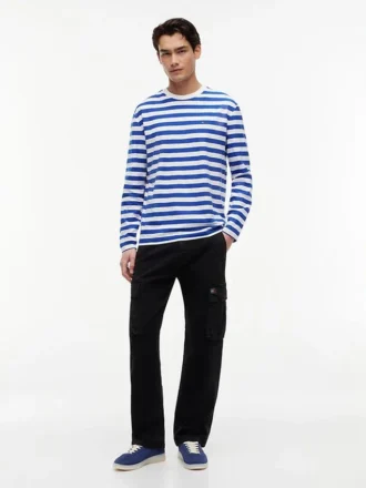 Tommy Jeans langermet stripete T-skjorte