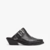 Tommy Jeans Leather Western Mule