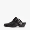 Tommy Jeans Leather Western Mule