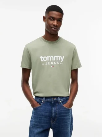 Tommy Jeans Logo Slim Fit T-skjorte
