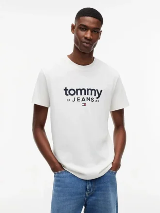 Tommy Jeans Logo Slim Fit T-skjorte