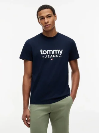 Tommy Jeans Logo Slim Fit T-skjorte