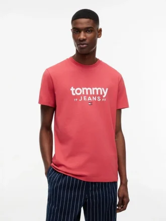 Tommy Jeans Logo Slim Fit T-skjorte