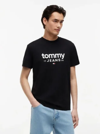 Tommy Jeans Logo Slim Fit T-skjorte