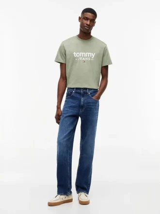 Tommy Jeans Logo Slim Fit T-skjorte