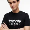 Tommy Jeans Logo Slim Fit T-skjorte