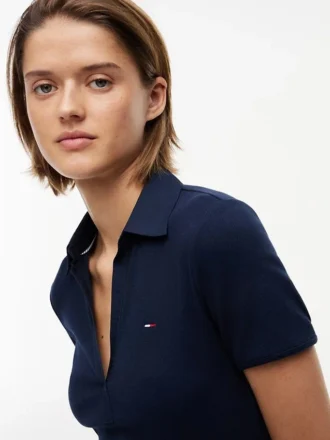 Tommy Jeans minikjole i blandet materiale