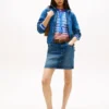 Tommy Jeans miniskjørt i denim med høy midje Tommy Jeans miniskjørt i denim med høy midje