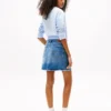 Tommy Jeans miniskjørt i denim med høy midje