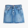 Tommy Jeans miniskjørt i denim med høy midje