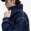 Tommy Jeans mørkvasket denim ranchjakke