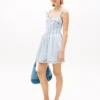 Tommy Jeans plissert denimminikjole Tommy Jeans plissert denimminikjole