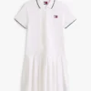 Tommy Jeans plissert polo-minikjole