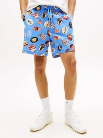 Tommy Jeans Printed Poplin Shorts