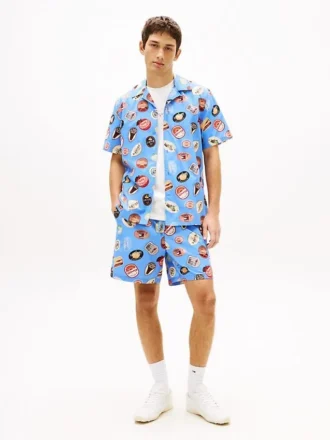 Tommy Jeans Printed Poplin Shorts